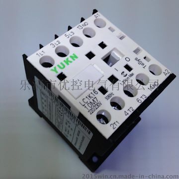 优控YUKN小型交流接触器LC1K1610M7 AC220V 16A 银点保证