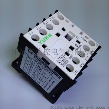 优控YUKN小型交流接触器LC1K1201M7 AC220V 12A 银点保证