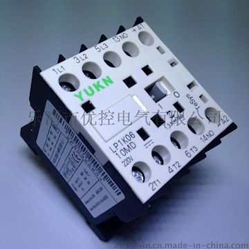 优控YUKN小型直流接触器LP1K0610MD DC220V 银点保证