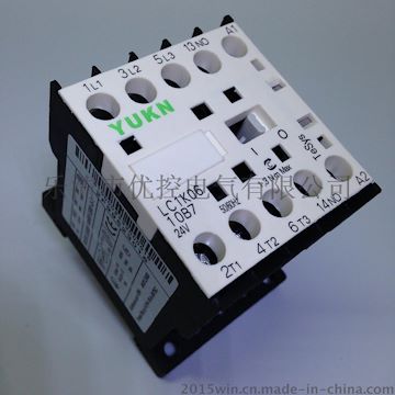 优控YUKN小型交流接触器LC1K0610B7 AC24V 6A 银点保证